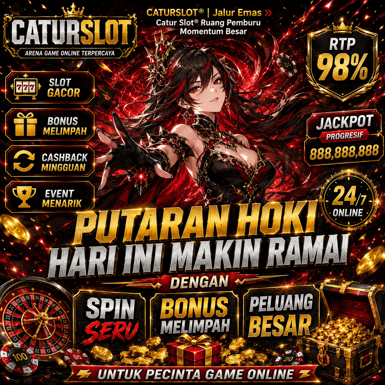 CATURSLOT® | Jalur Emas » Catur Slot® Ruang Pemburu Momentum Besar